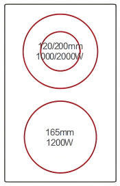 Buld-in ceramic hobsDFY-CD3201S
