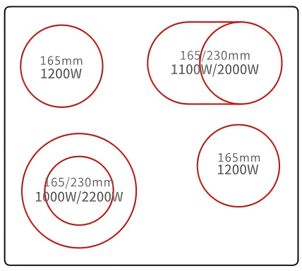 Buld-in ceramic hobsDFY-CF6601