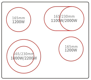 Buld-in ceramic hobsDFY-CF6601S