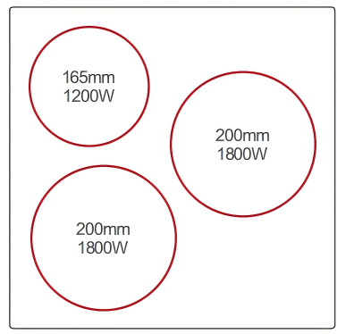 Buld-in ceramic hobsDFY-CT4836S
