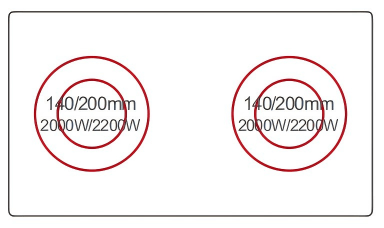 Buld-in ceramic hobsDFY-CDH44J21