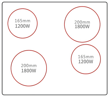 Buld-in ceramic hobsDFY-CF6001