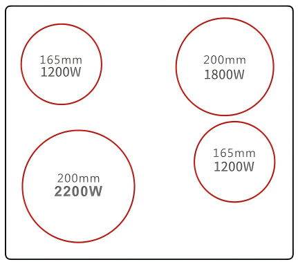Buld-in ceramic hobsDFY-CF6410S